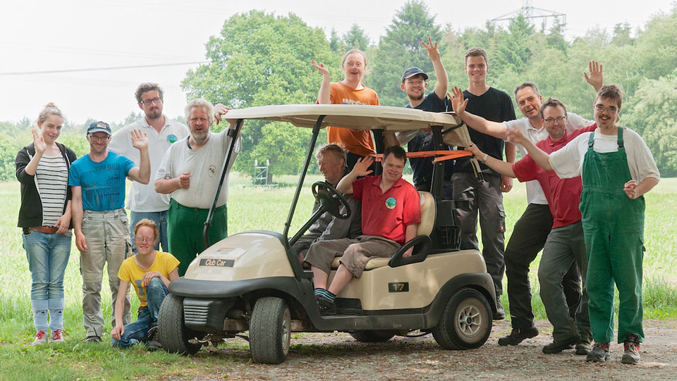 Integratives Greenkeeping Team im GC Lilienthal (Bild: GC Lilienthal)