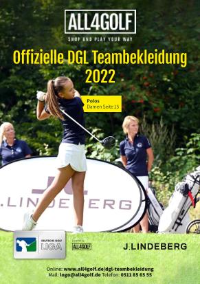 DGL-Teambekleidung 2022 mit All4Golf