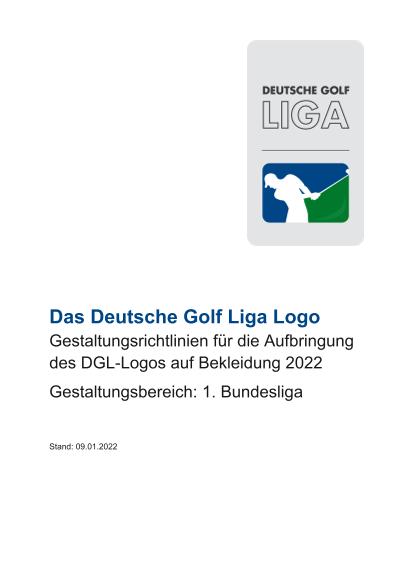 Leitfaden für DGL-Logo auf Bekleidung 